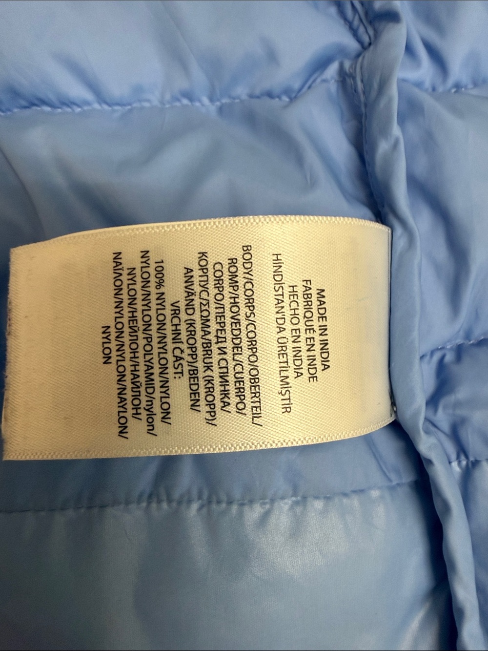 Polo by Ralph Lauren Baby Blue Hooded Puffer Jacket - Picture 10 of 11